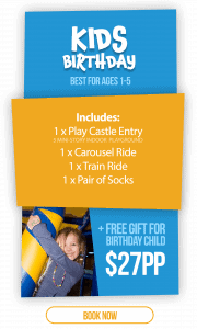 Under 5 year old birthday party package