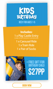 Under 5 year old birthday party package