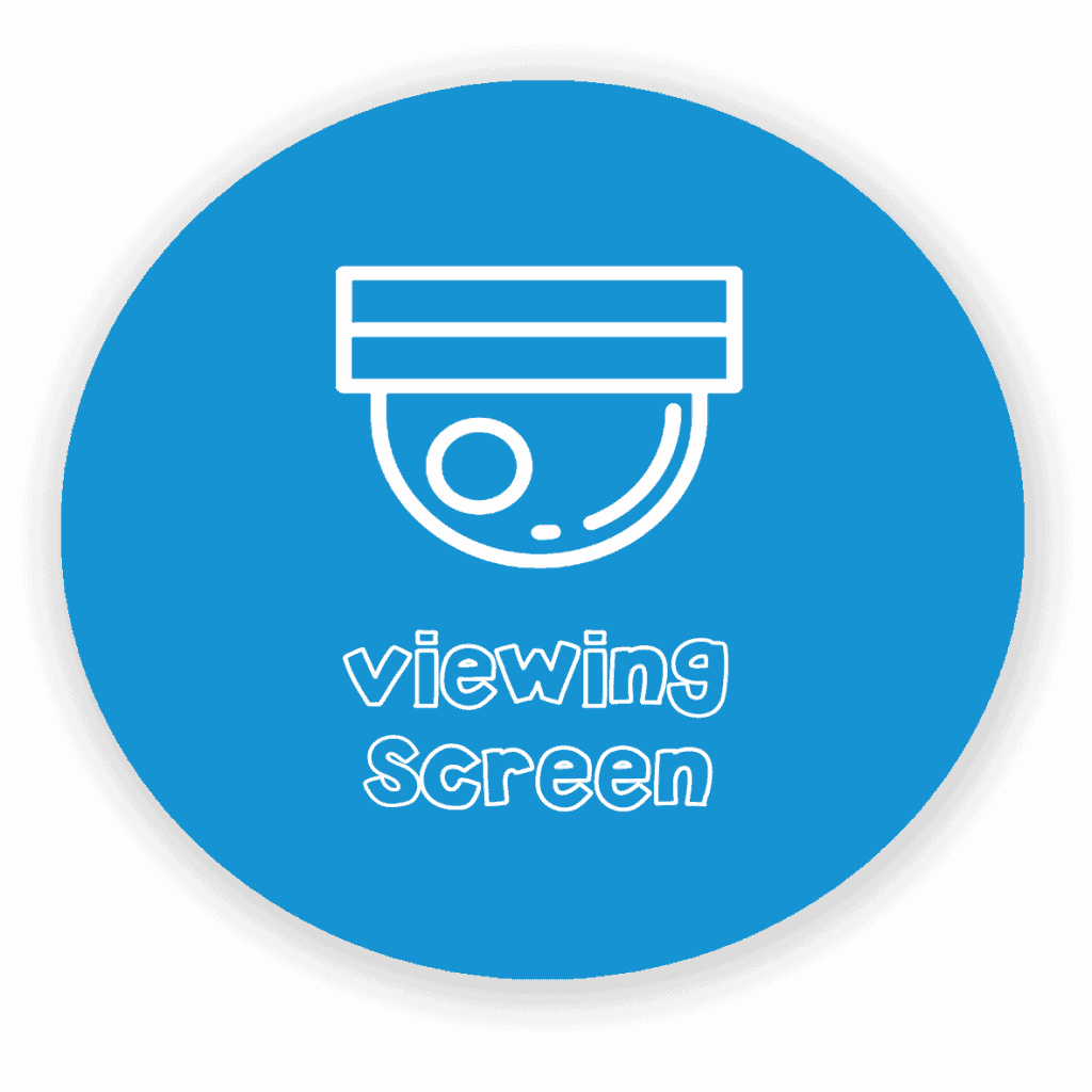 camera showing viewing screen